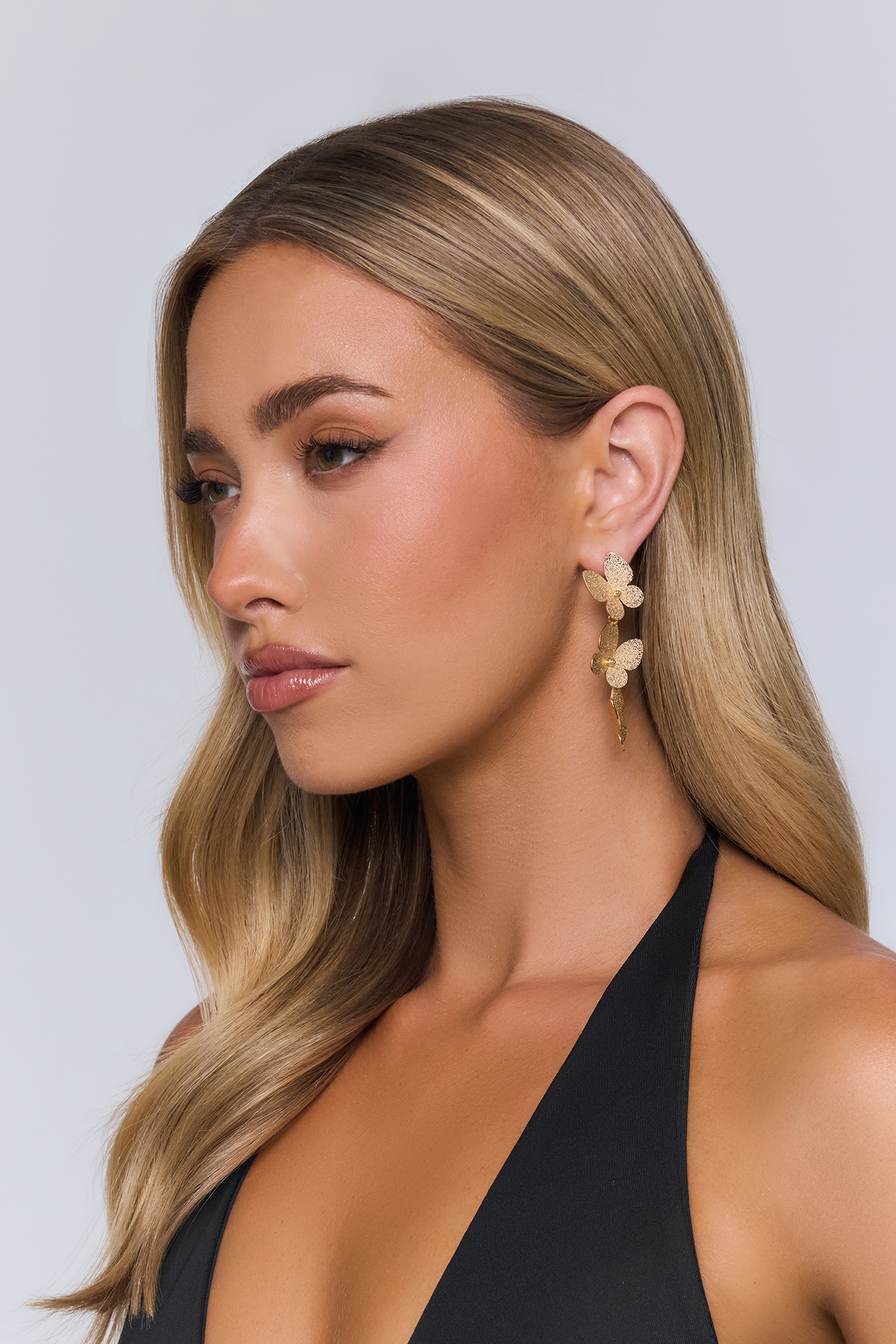 Butterfly Feels Earrings Gold