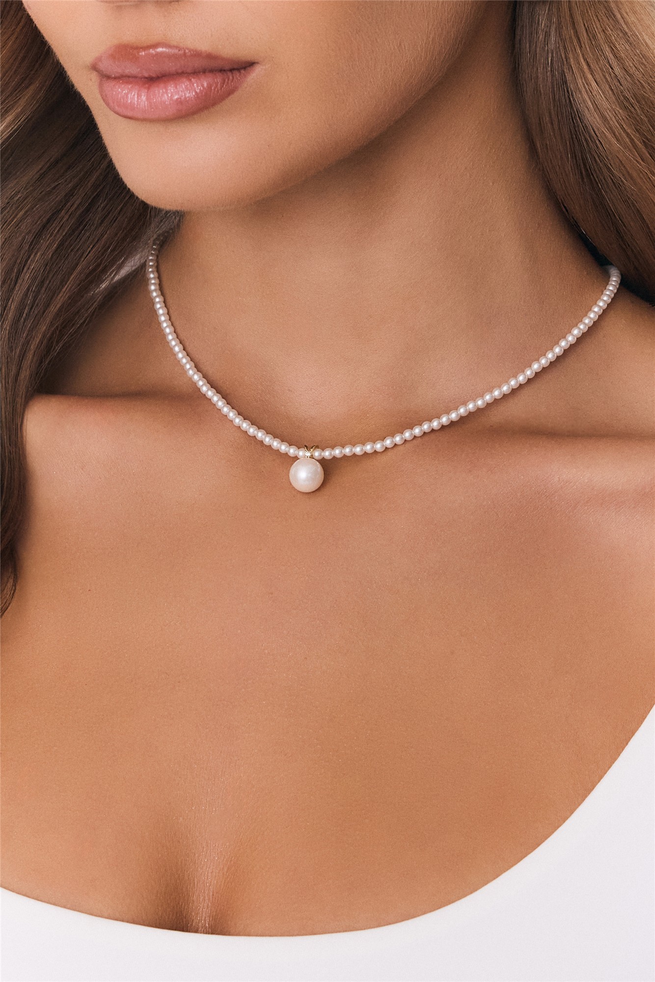 Moonlight Necklace Pearl