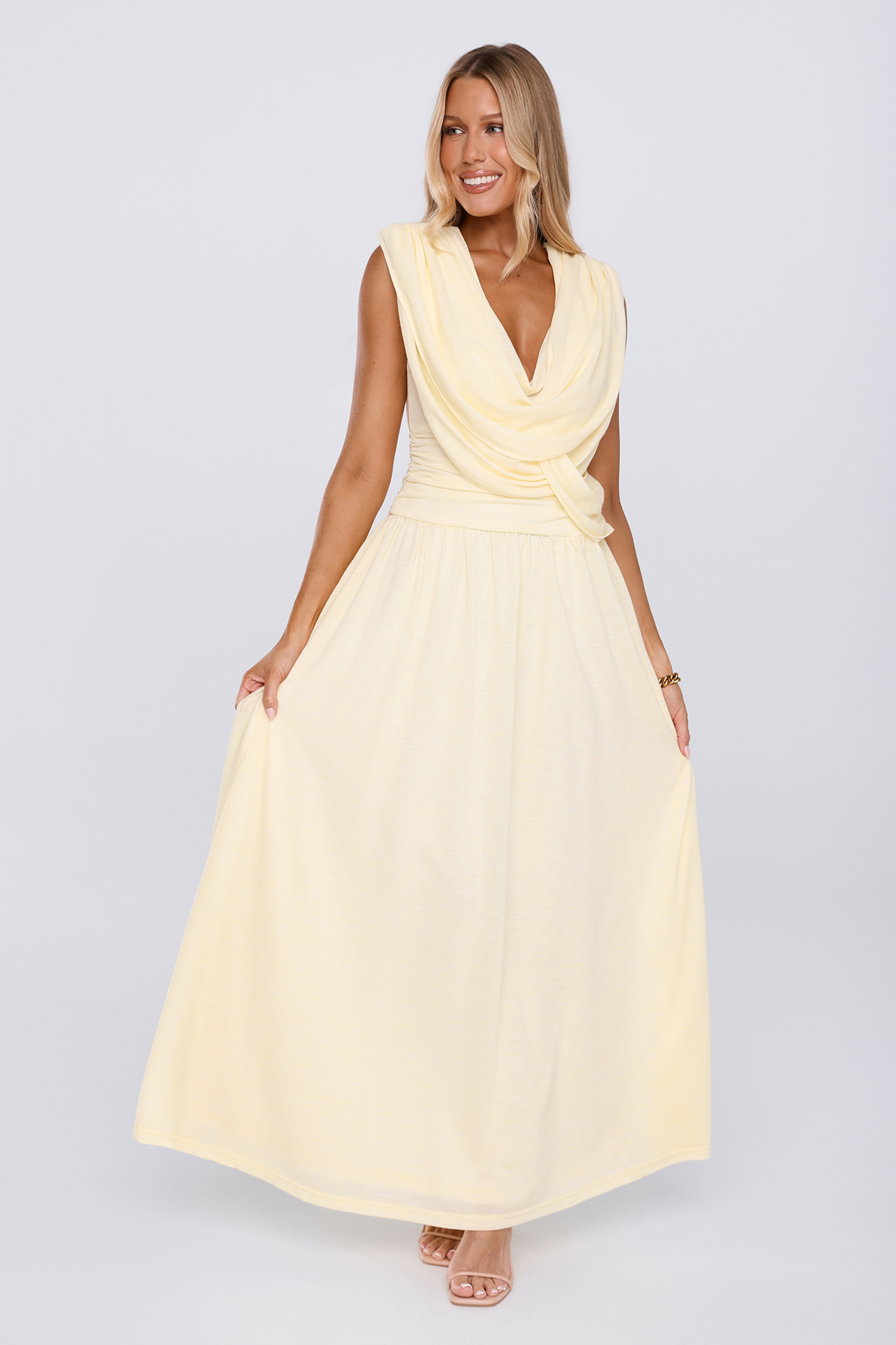 Made To Lead Maxi Dress Yellow