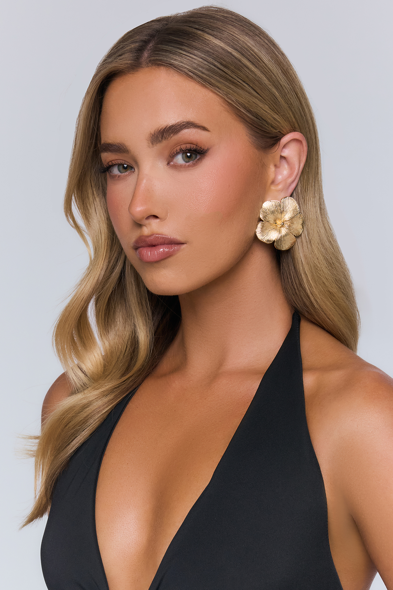 Flower Dream Earrings Gold