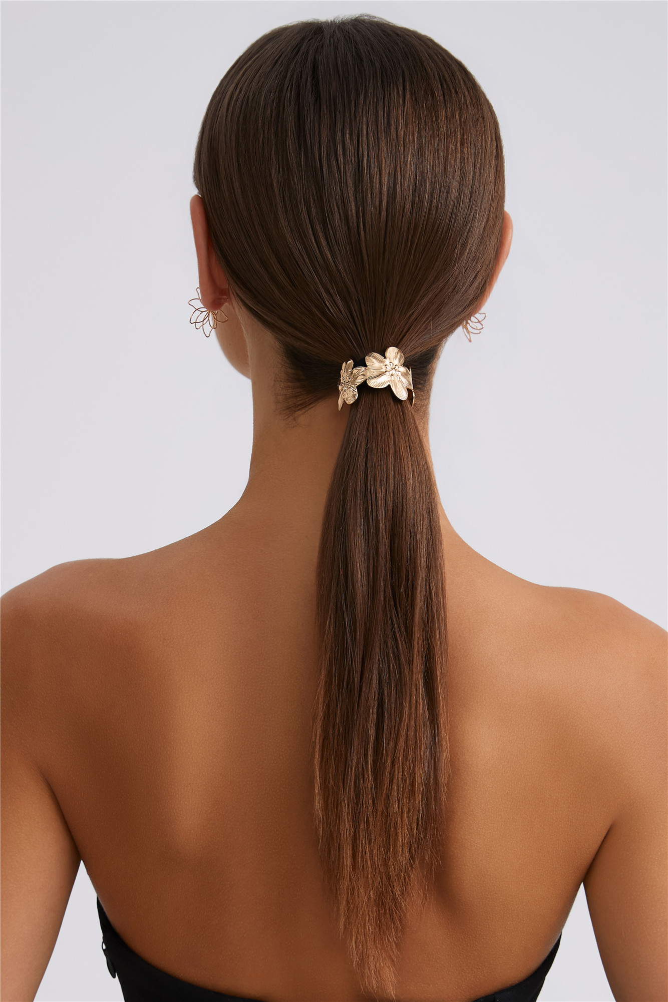 Pretty Profile Hair Tie Gold