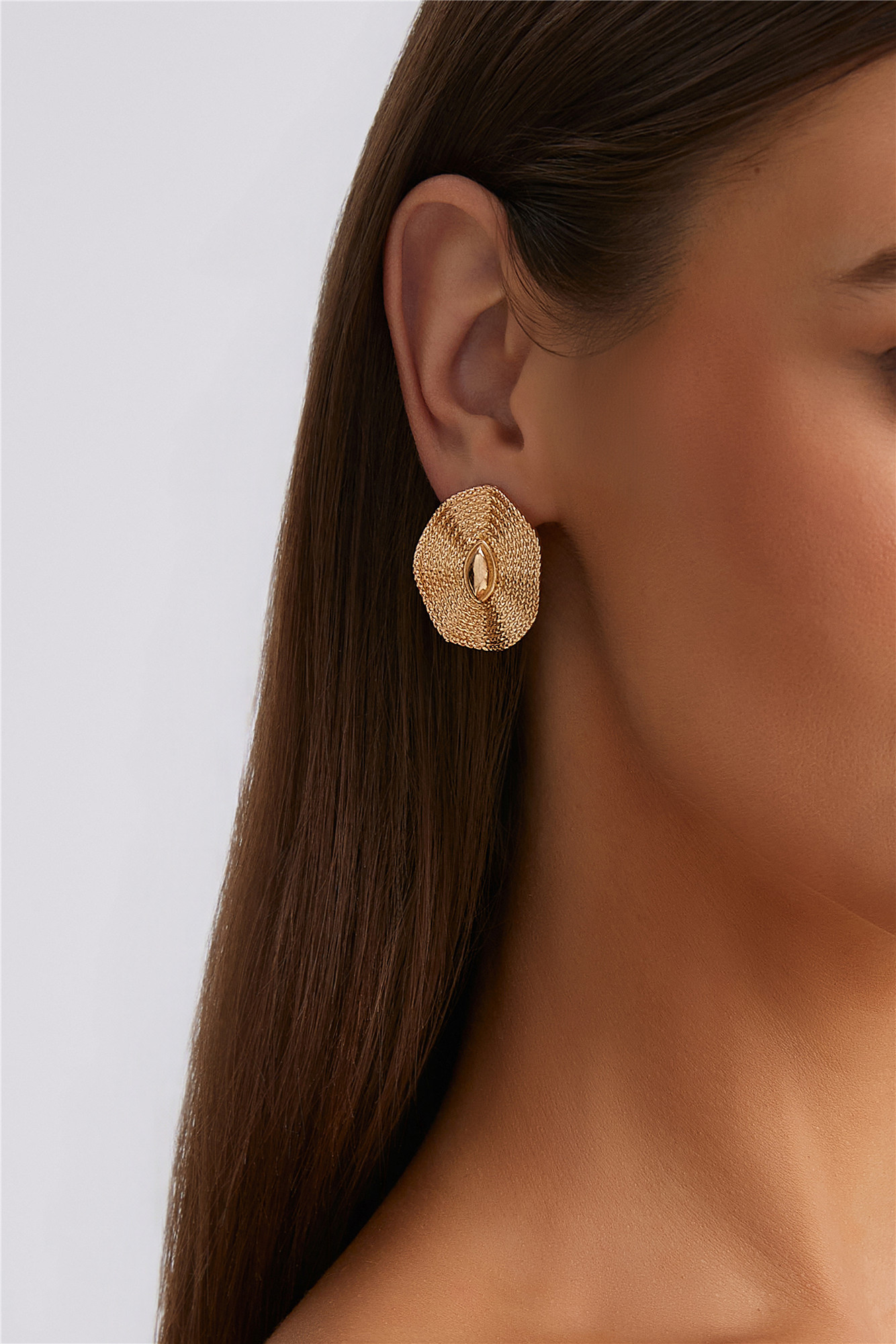 Hello Pretty Earrings Gold