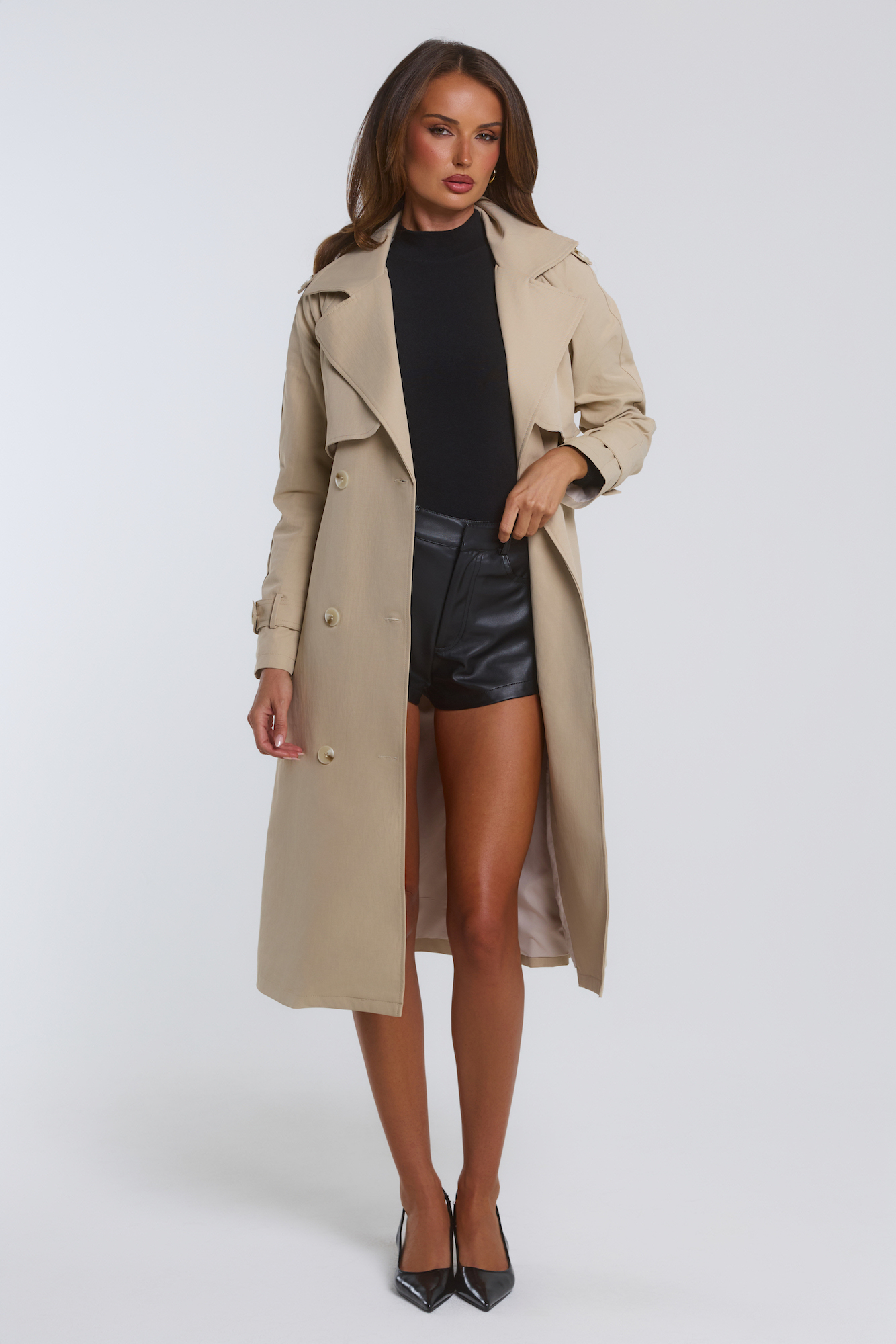 Piccadilly Trench Coat Beige