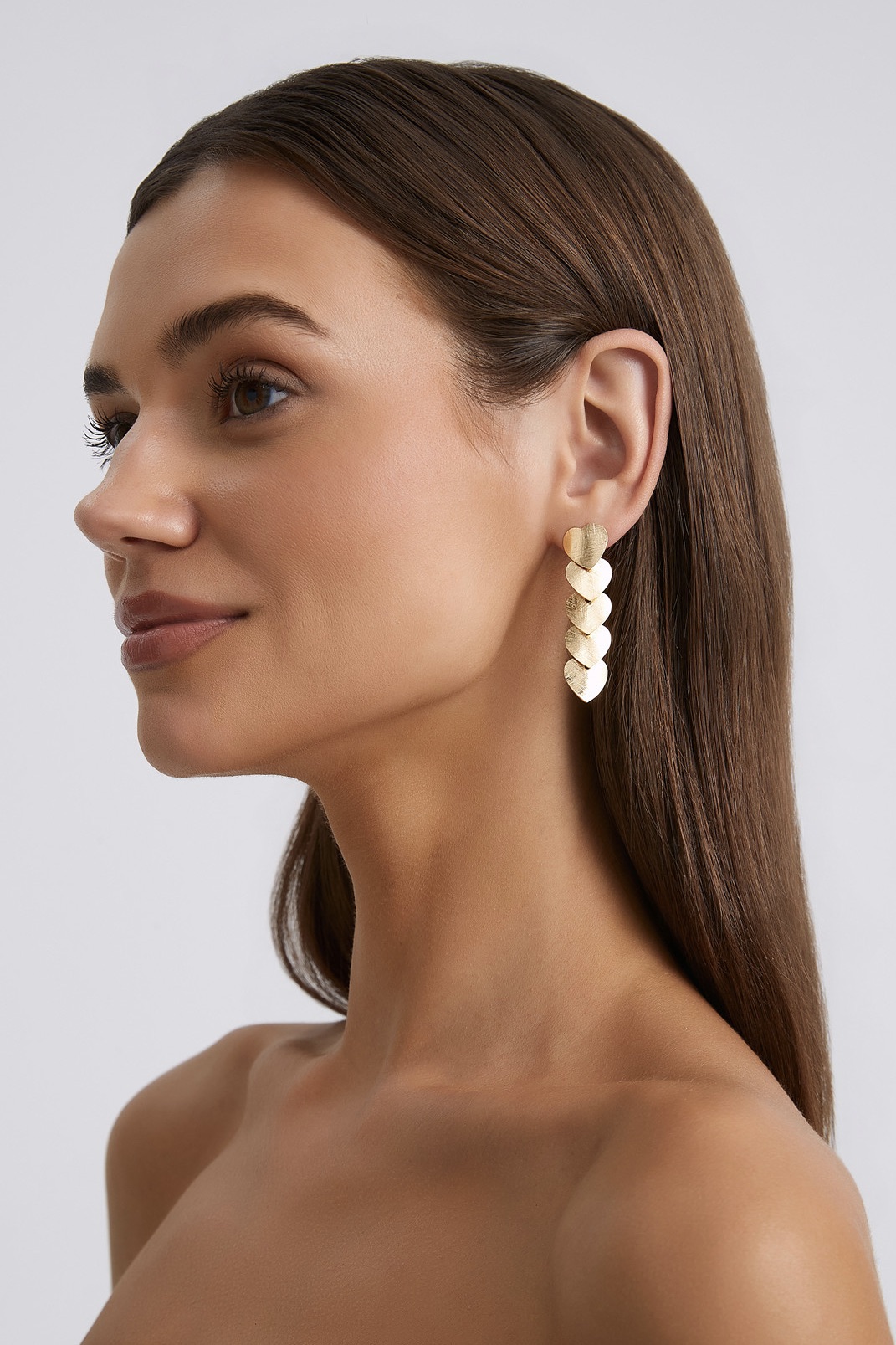 Loving More Earrings Gold