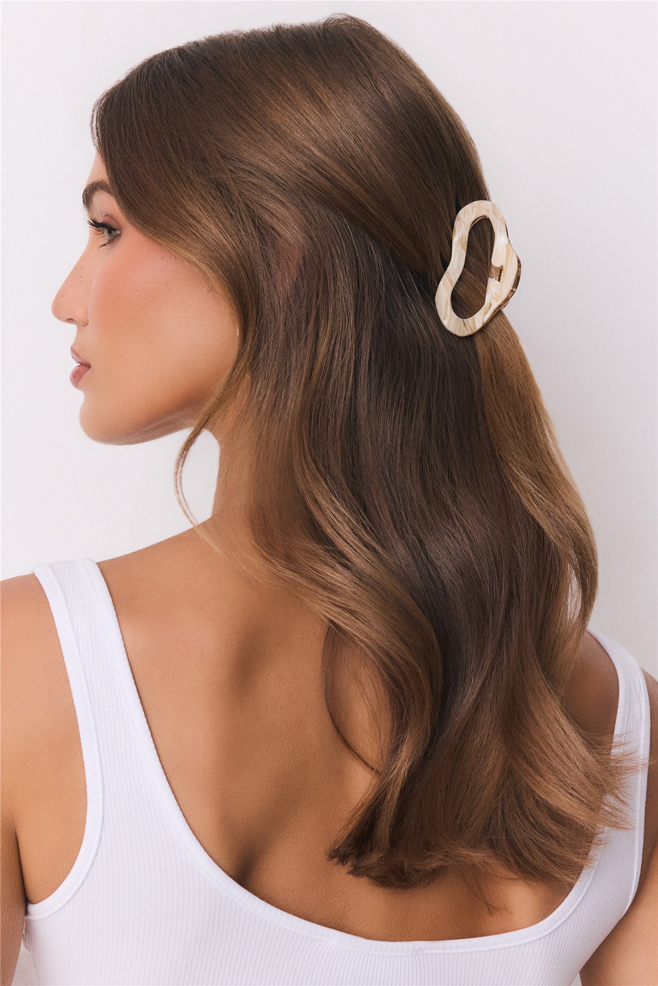 Pure Haze Claw Clip Beige