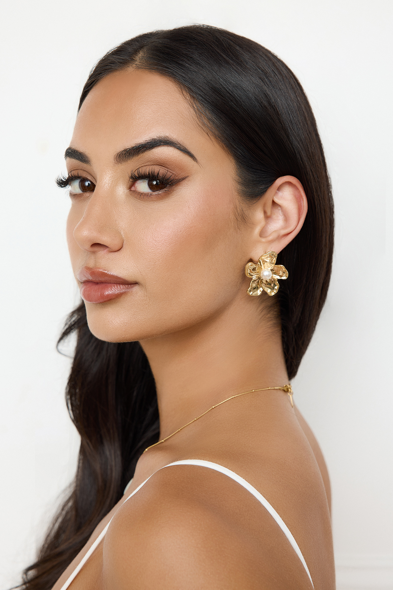 Hello Molly City Girl Earrings Gold