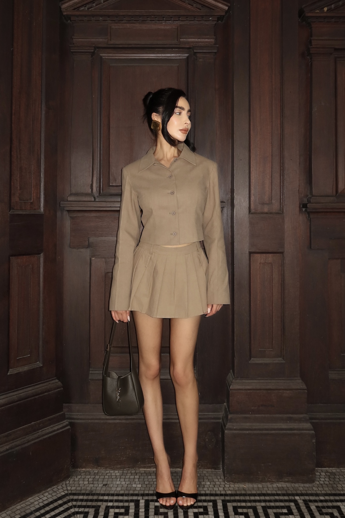 Endless Cropped Blazer Sage