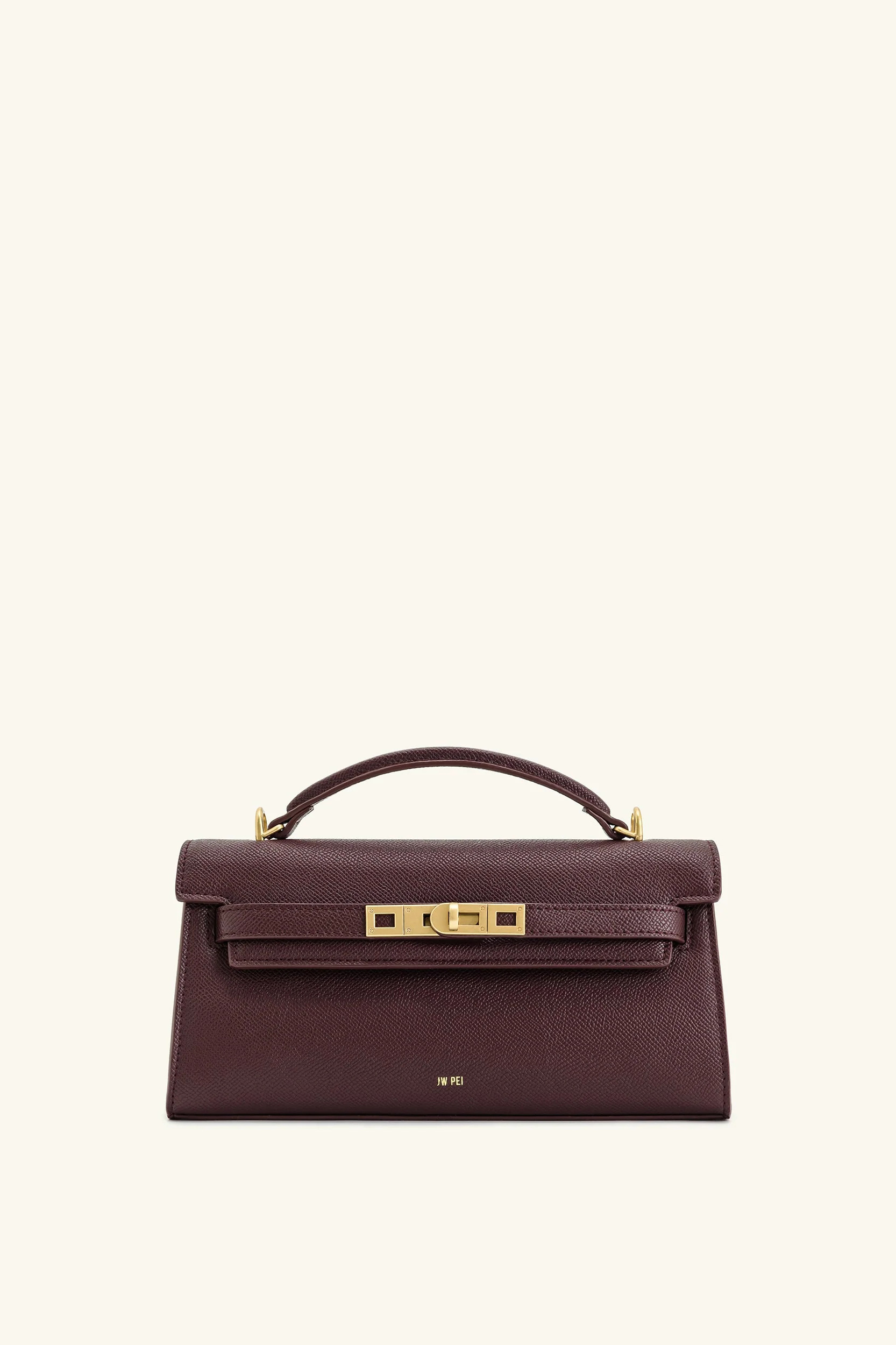 Noor Top Handle Bag Deep Burgundy