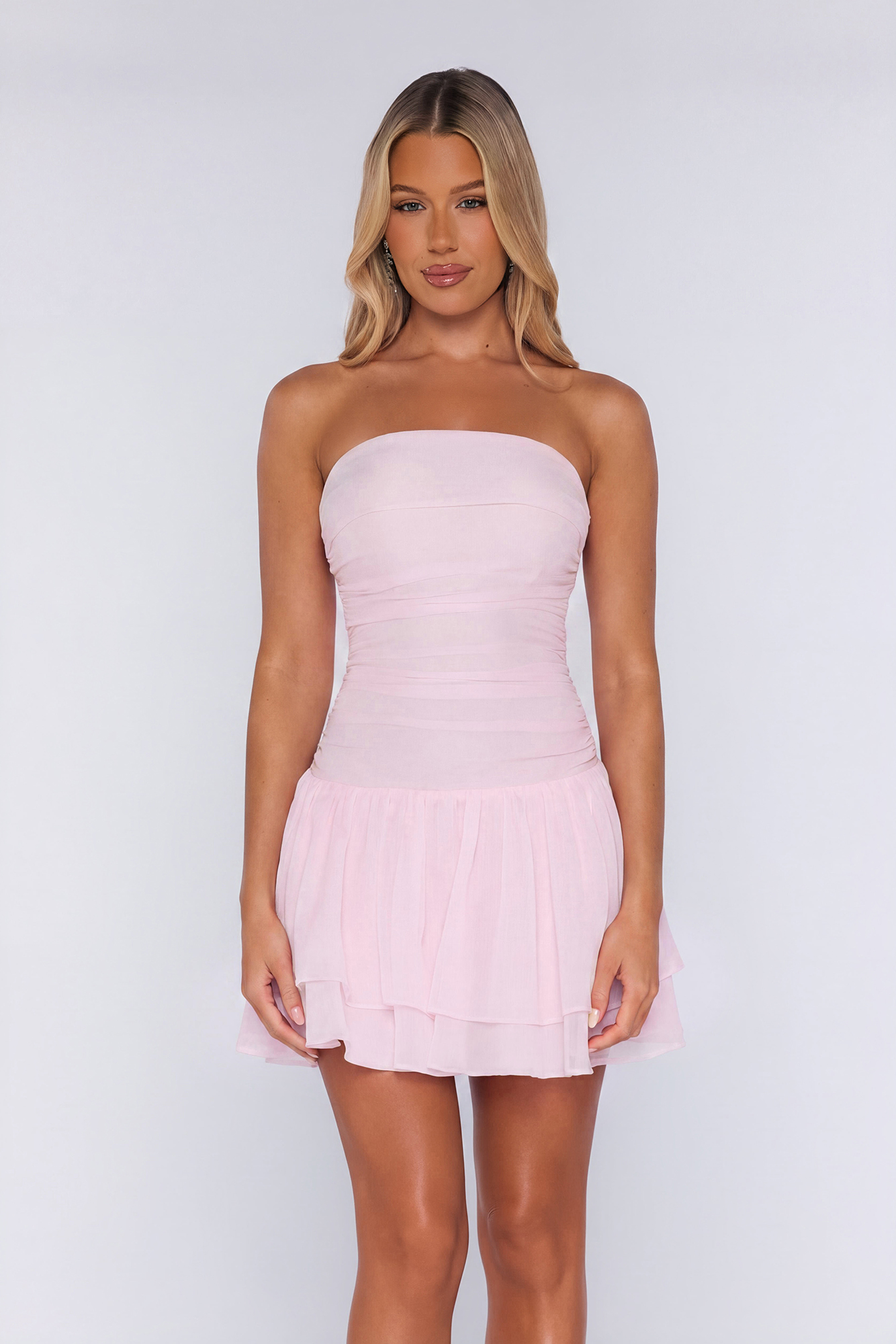 After Dark Dreams Mini Dress Pink