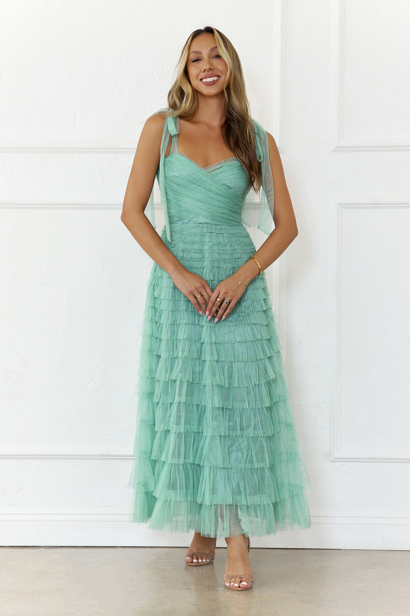 Forever In Fleur Maxi Dress Sage