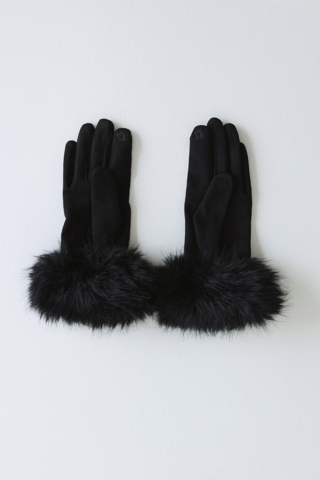 Frosted Elegance Gloves Black