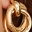 frosted-glam-earrings-gold